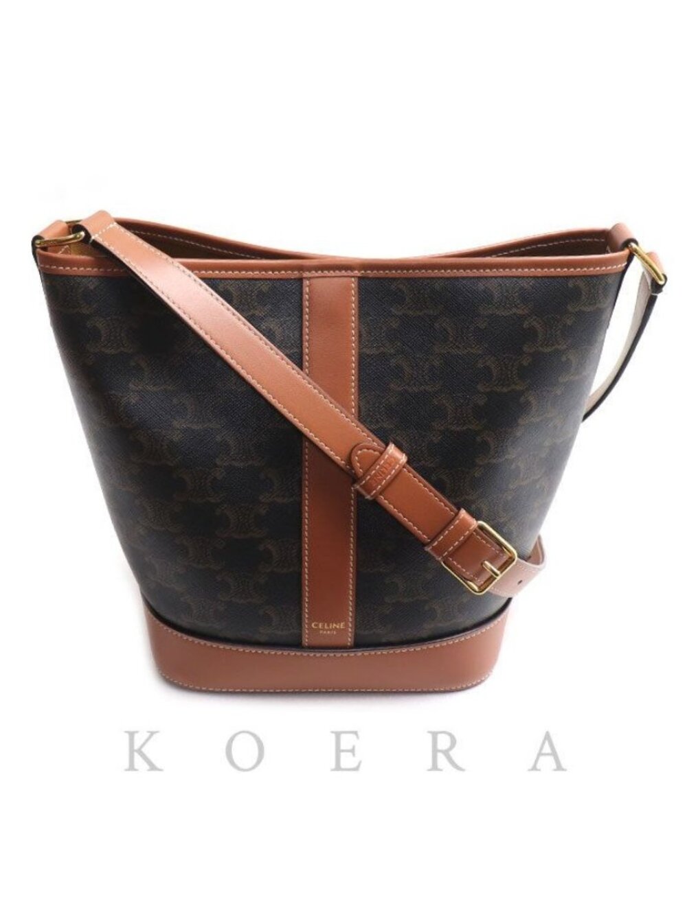 Celine Triomphe Small Basket Shoulder Bag